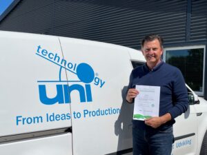 Uni-Technology har gennemført Klimaklar Produktoinsvirksomhed